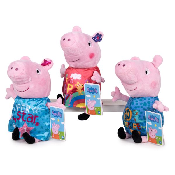 (Mis 2) PEPPA PIG Peppa Star Peluche 22cm 3ass…x12